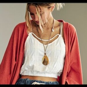 The CARIS Lace Detail Cami Top